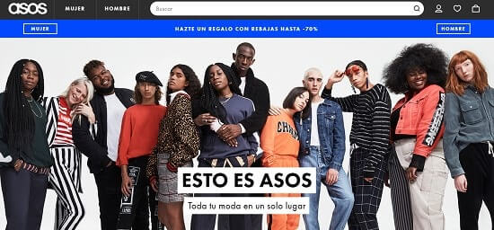 tienda online de ropa Asos
