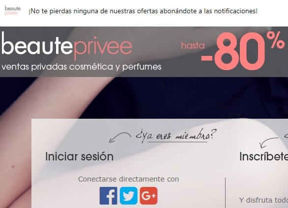 tiendas online baratas BeautePrivee