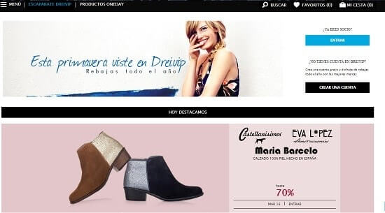 páginas de ropa Dreivip