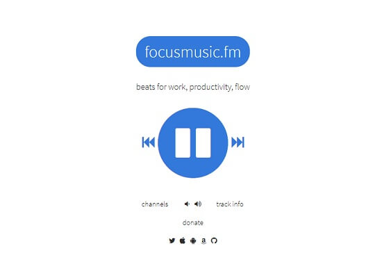 FocusMusic para concentrarse