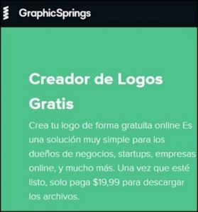 GraphicSprings web logos gratis en linea