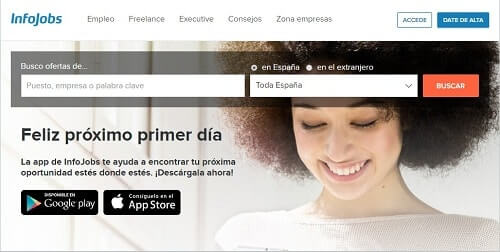 Infojobs paginas para buscar empleo