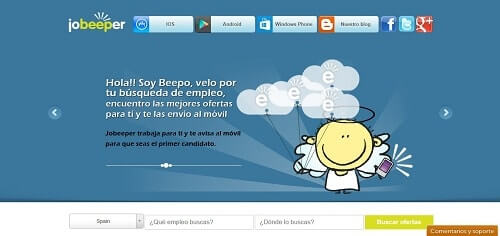 Jobeeper paginas para buscar empleo