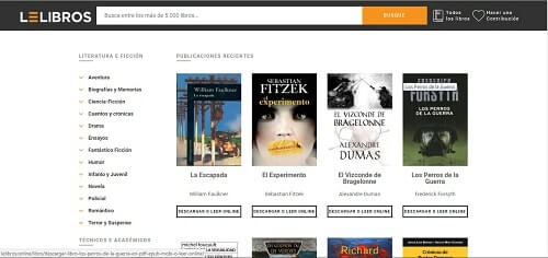 webs para descargar libros leLibros