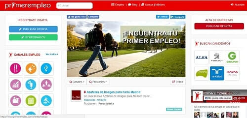 PrimerEmpleo portales de busqueda de empleo