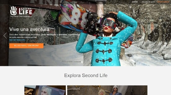 Second Life salas de chat gratis