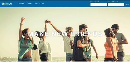 redes sociales para conocer gente skout