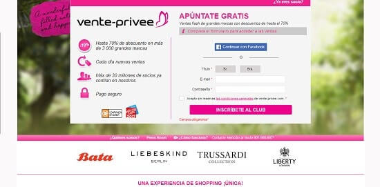 Vente-privee web