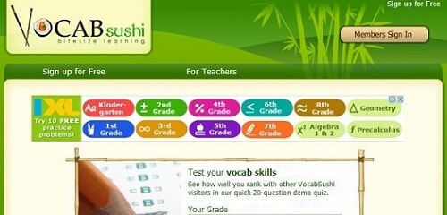 Vocabsushi online