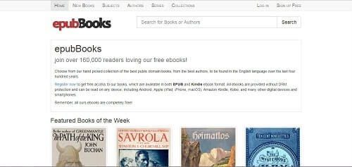 descarga de libros gratis epubbooks