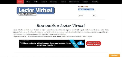 descargar libros epub gratis en español sin registrarse lector virtual