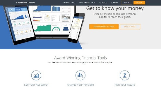 personal capital páginas de inversión