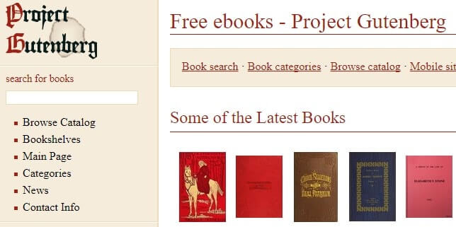 proyecto gutember ebooks