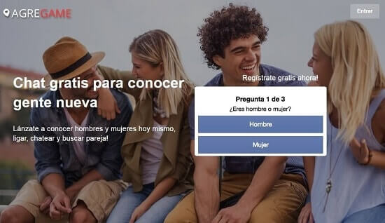 Agregame paginas para conocer chicas