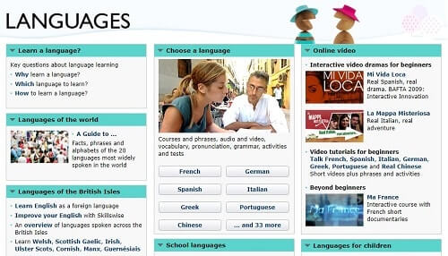 BBC Languages curso de idiomas online gratis