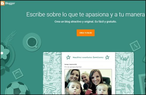 Blogger. Paginas donde crear blogs para escribir