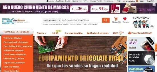 DealExtreme proveedores chinos