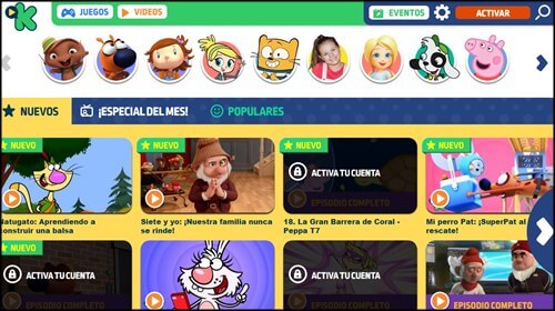 discovery kids paginas para niños