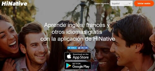HiNative el Yahoo respuestas de idiomas