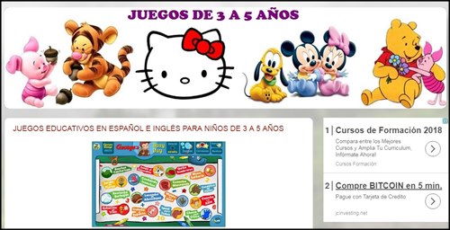 Infant juegos para niños
