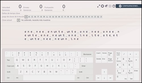 Keybr. Mejorar tu escritura no es perder el tiempo