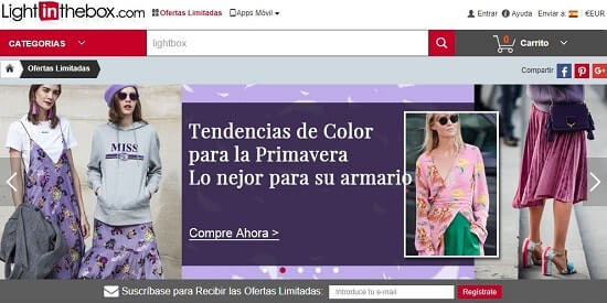 Ligh in the box paginas para comprar por internet