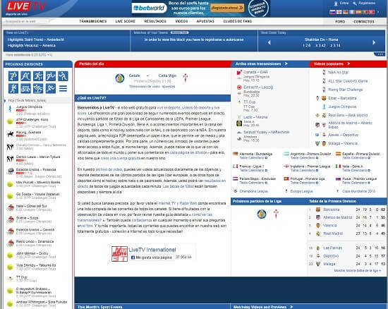 LiveTV soccer online