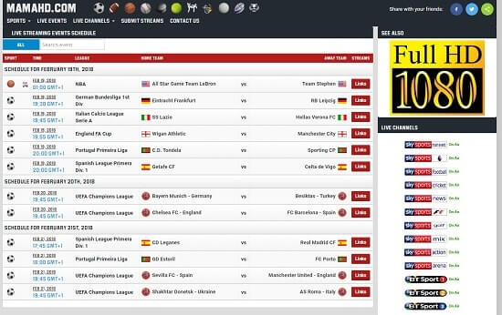 MamaHD ver canal deportes gratis