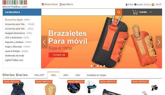 MiniInTheBox comprar cosas en china