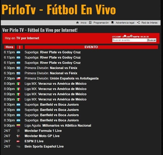 pirlotv ver fútbol en vivo