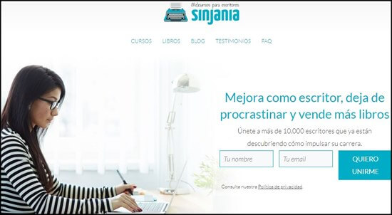 Sinjania. Paginas para escribir un libro