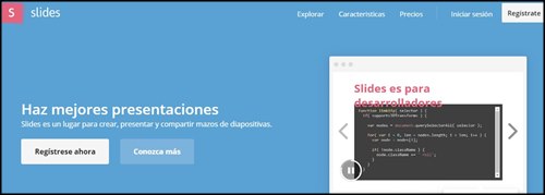 Slides. Para hacer diapositivas online