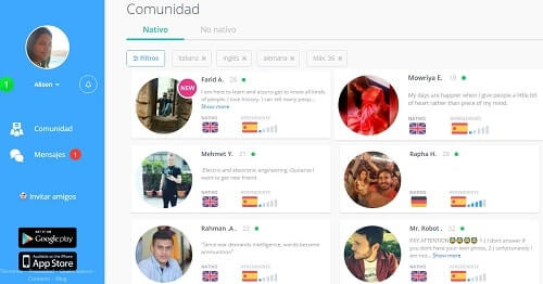 Speaky practica idiomas online