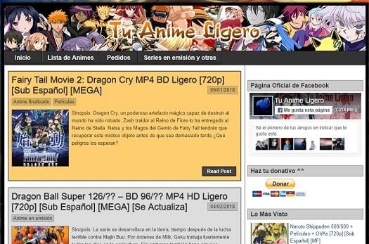 Tu anime ligero descarga anime