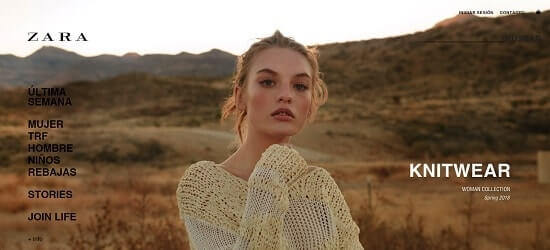 Zara paginas de compras