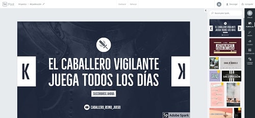 adobe spark editor fotos
