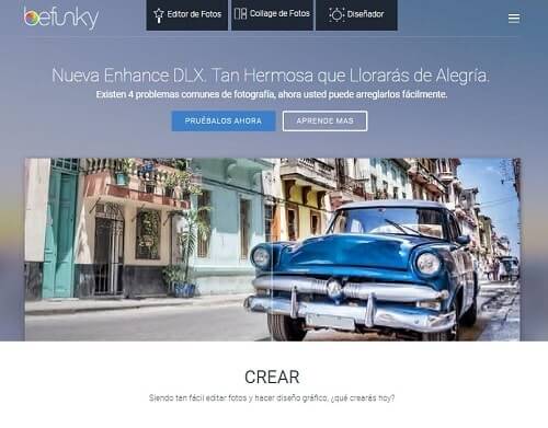 befunky paginas para editar fotos gratis