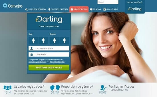 eDarling encontrar chicas por internet