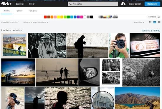 flickr paginas para fotografos