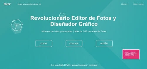 fotor paginas para editar imagenes