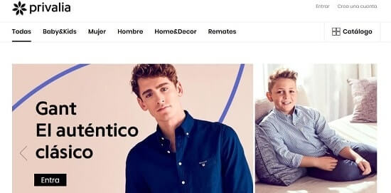 Privalia paginas de venta por internet