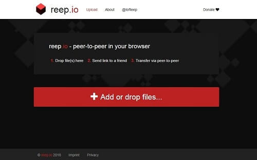 reep.io subir archivos