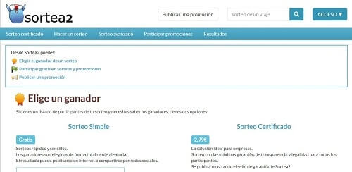 sortea2 hacer un sorteo de nombres