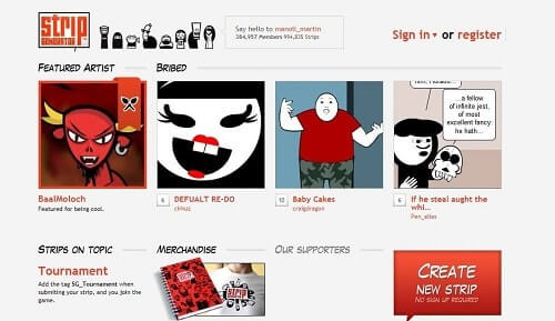 stripgenerator paginas para hacer comics