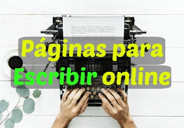 mejores páginas para escribir online