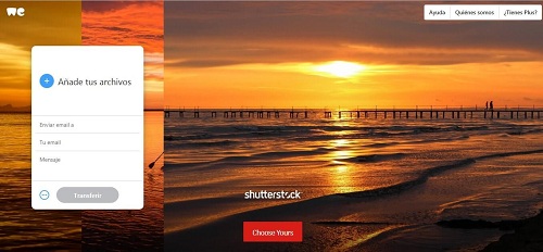 wetransfer paginas subir archivos