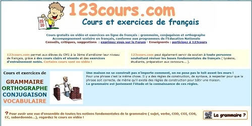 123cours aprender frances gratis y rapido