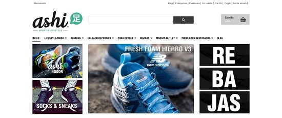 Ashi Sport Lifestyle Páginas para comprar zapatillas