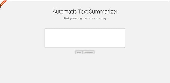 AutoSummarizer Página para hacer resúmenes