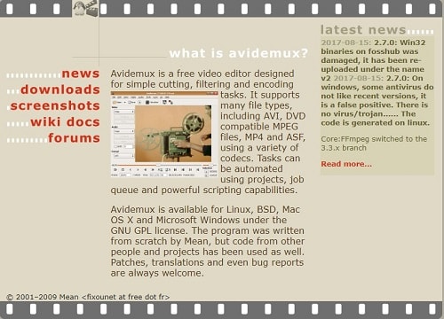 Avidemux como editar videos